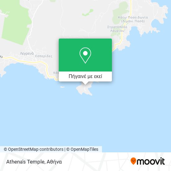 Athena's Temple χάρτης