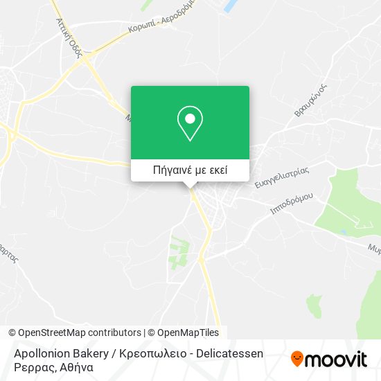 Apollonion Bakery / Κρεοπωλειο - Delicatessen Ρερρας χάρτης