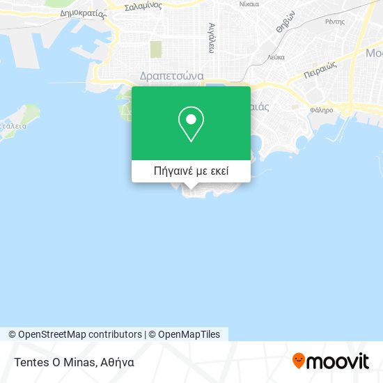 Tentes O Minas χάρτης