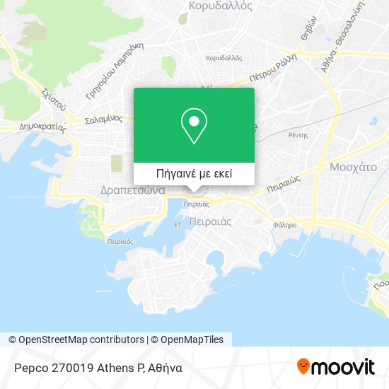 Pepco 270019 Athens P χάρτης