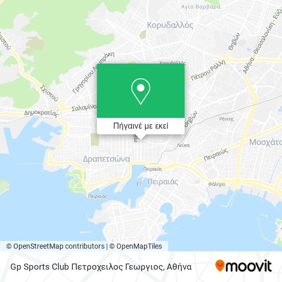 Gp Sports Club Πετροχειλος Γεωργιος χάρτης