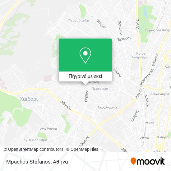 Mpachos Stefanos χάρτης