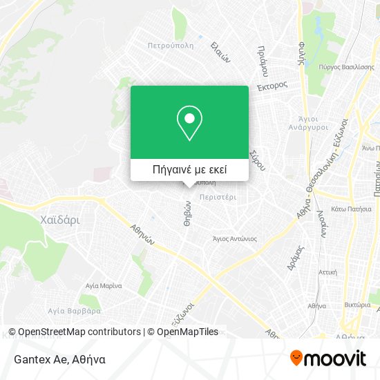 Gantex Ae χάρτης