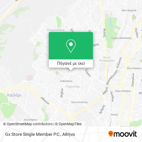 Gx Store Single Member P.C. χάρτης