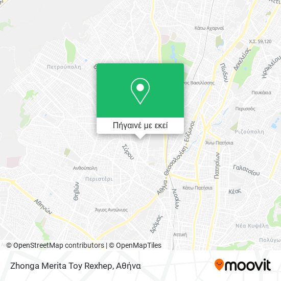 Zhonga Merita Toy Rexhep χάρτης