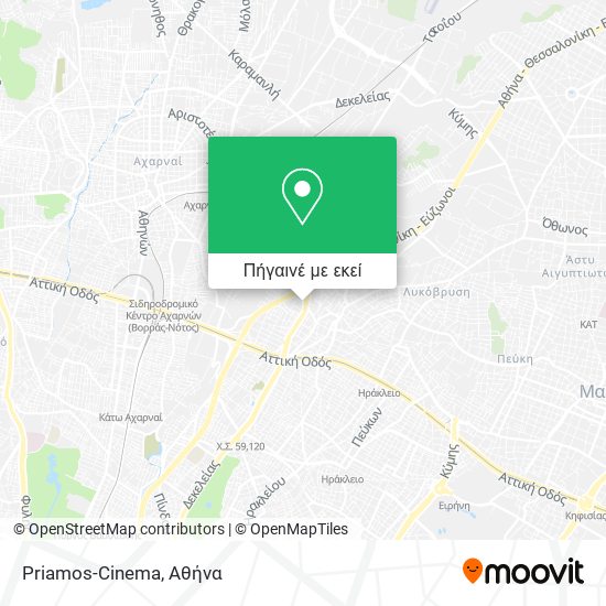 Priamos-Cinema χάρτης