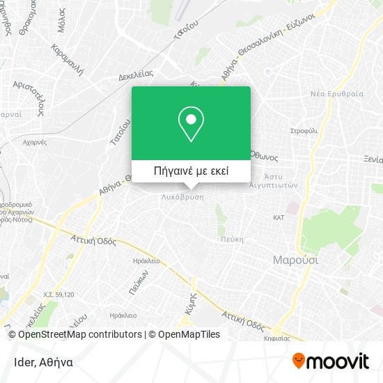 Ider χάρτης