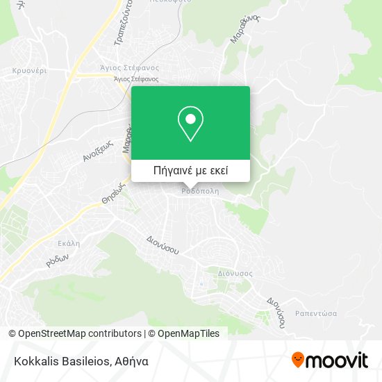 Kokkalis Basileios χάρτης