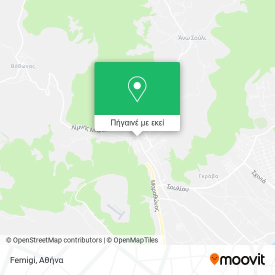 Femigi χάρτης