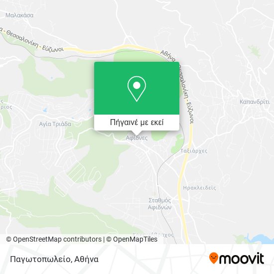 Παγωτοπωλείο χάρτης