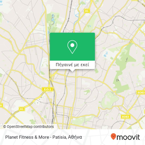 Planet Fitness & More - Patisia χάρτης