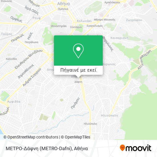 ΜΕΤΡΟ-Δάφνη (METRO-Dafni) χάρτης