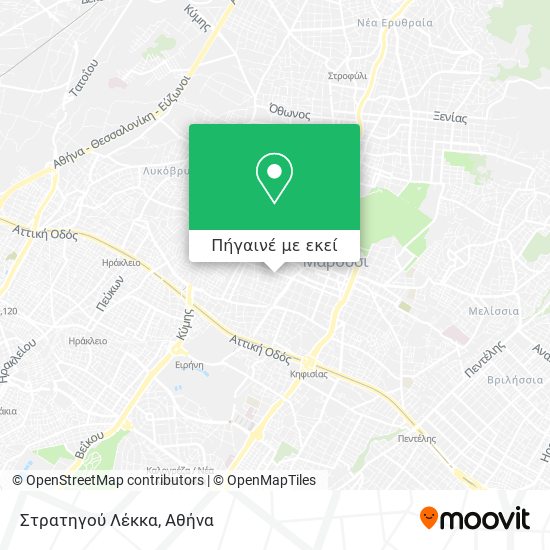 Στρατηγού Λέκκα χάρτης