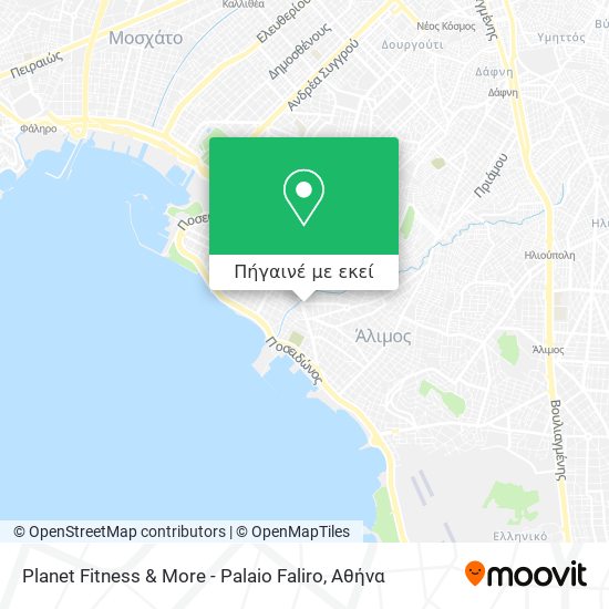 Planet Fitness & More - Palaio Faliro χάρτης