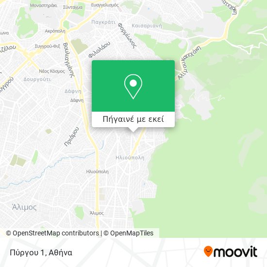 Πύργου 1 χάρτης