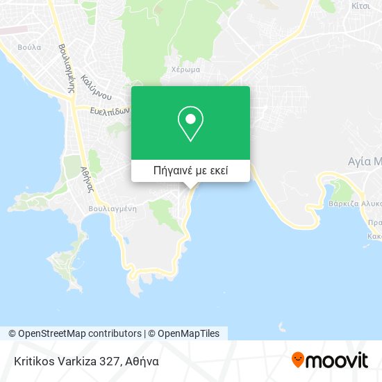 Kritikos Varkiza 327 χάρτης