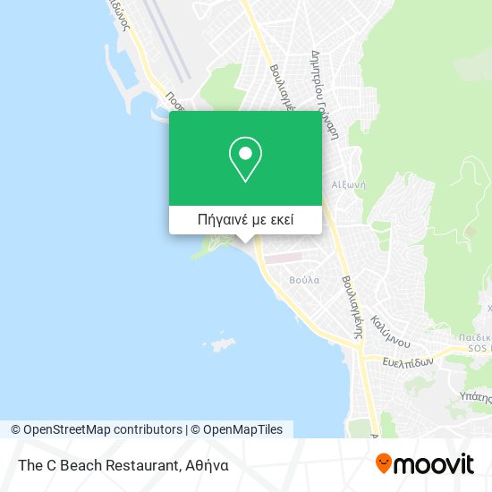 The C Beach Restaurant χάρτης