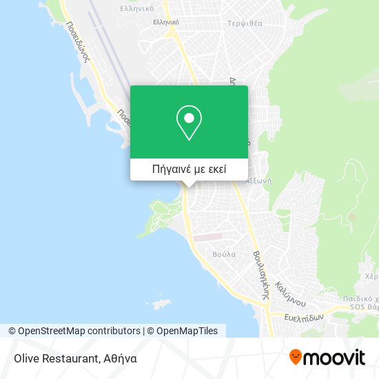 Olive Restaurant χάρτης