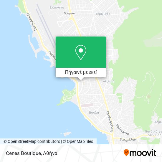 Cenes Boutique χάρτης