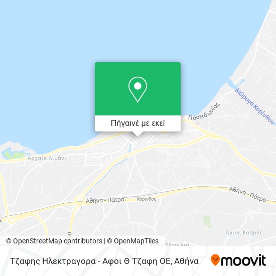 Τζαφης Ηλεκτραγορα - Αφοι Θ Τζαφη ΟΕ χάρτης