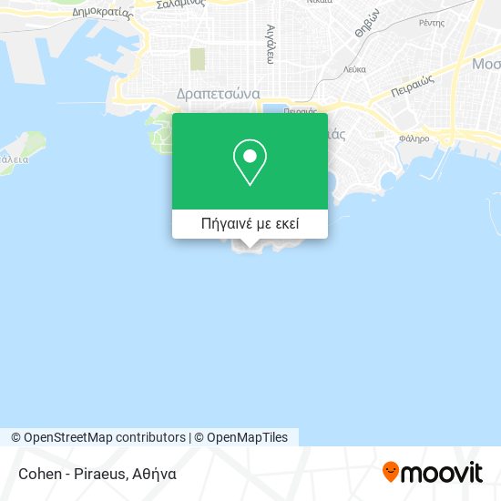 Cohen - Piraeus χάρτης