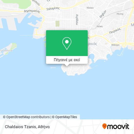 Chaldaios Tzanis χάρτης