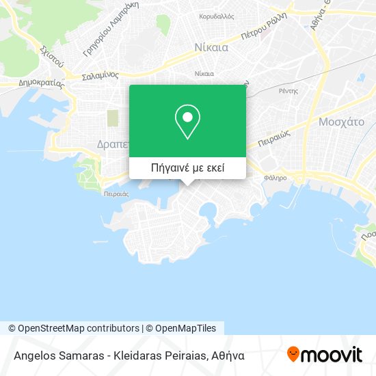 Angelos Samaras - Kleidaras Peiraias χάρτης