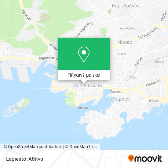 Lapiesto χάρτης