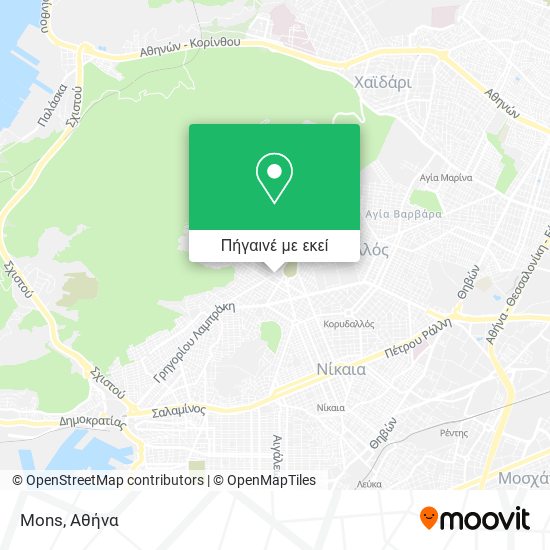 Mons χάρτης