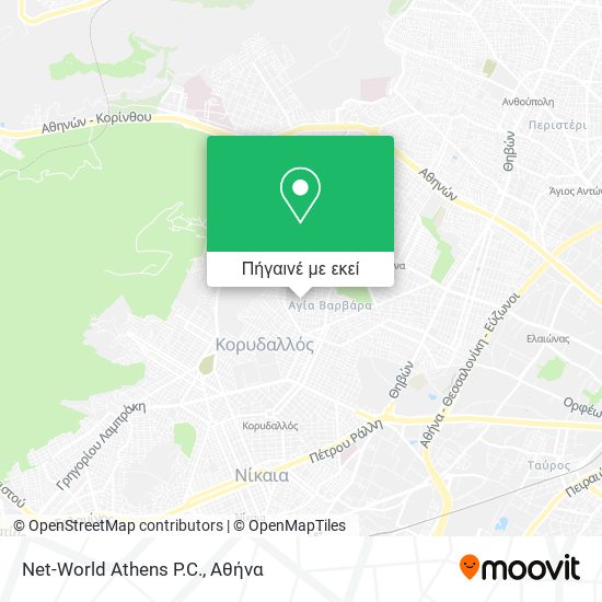 Net-World Athens P.C. χάρτης
