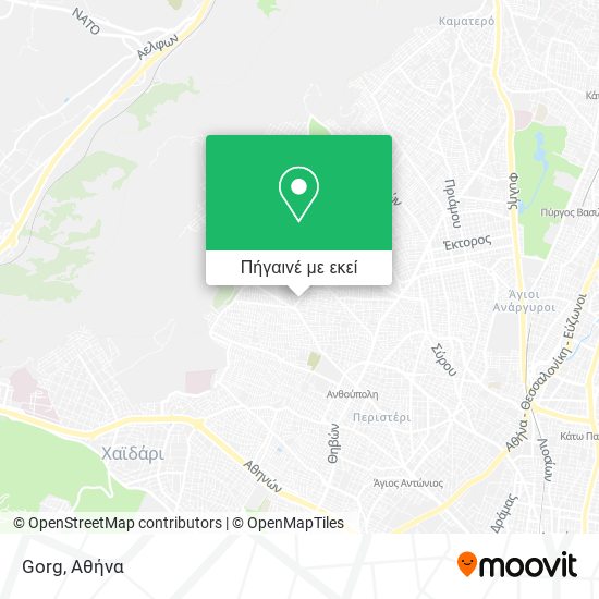 Gorg χάρτης