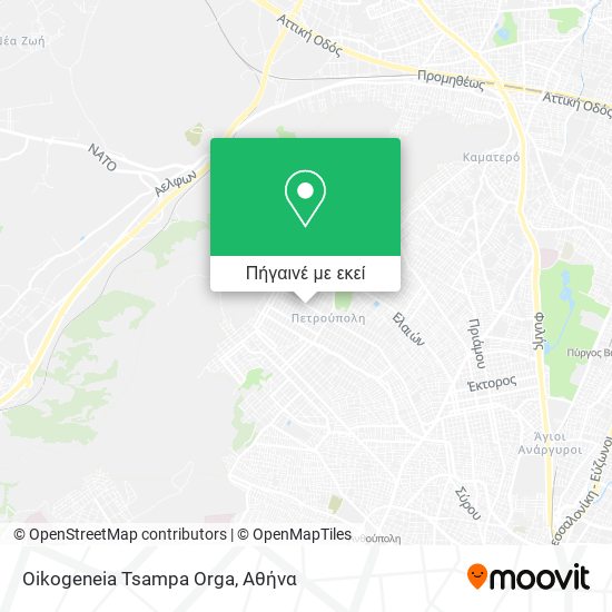 Oikogeneia Tsampa Orga χάρτης