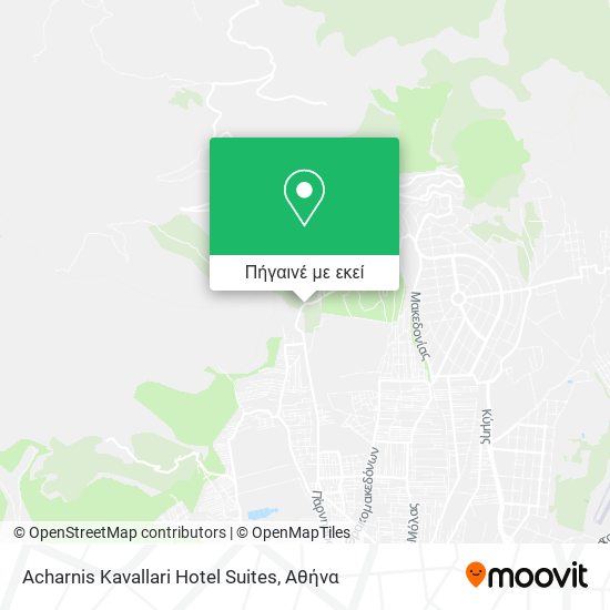 Acharnis Kavallari Hotel Suites χάρτης