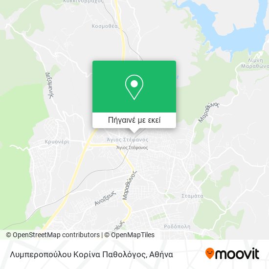 Λυμπεροπούλου Κορίνα Παθολόγος χάρτης