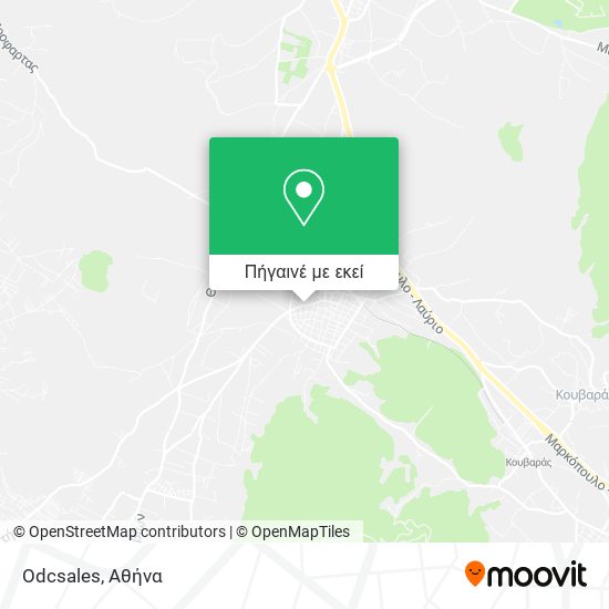 Odcsales χάρτης