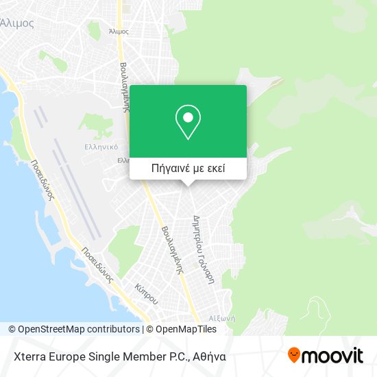 Xterra Europe Single Member P.C. χάρτης
