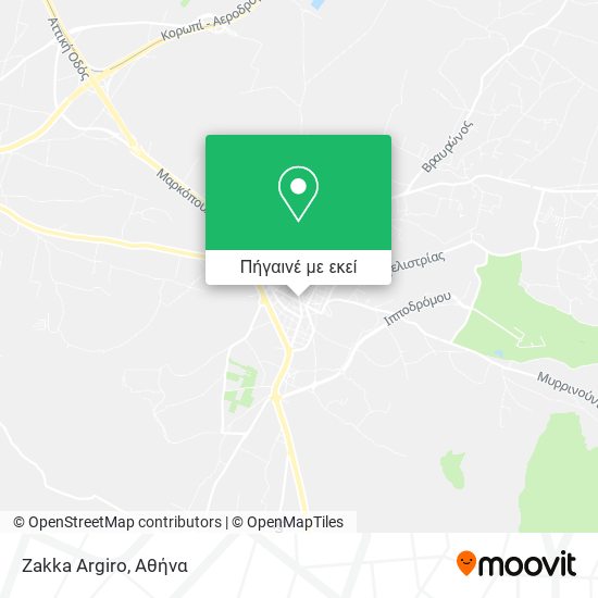 Zakka Argiro χάρτης