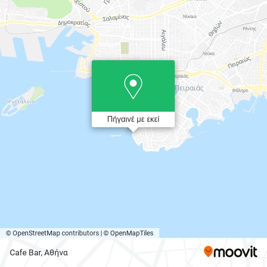 Cafe Bar χάρτης