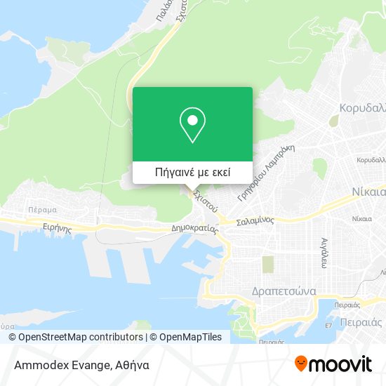 Ammodex Evange χάρτης