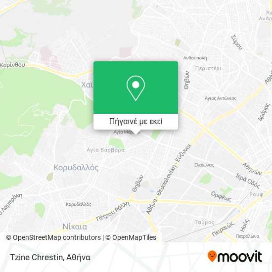 Tzine Chrestin χάρτης