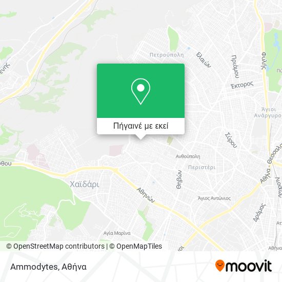 Ammodytes χάρτης