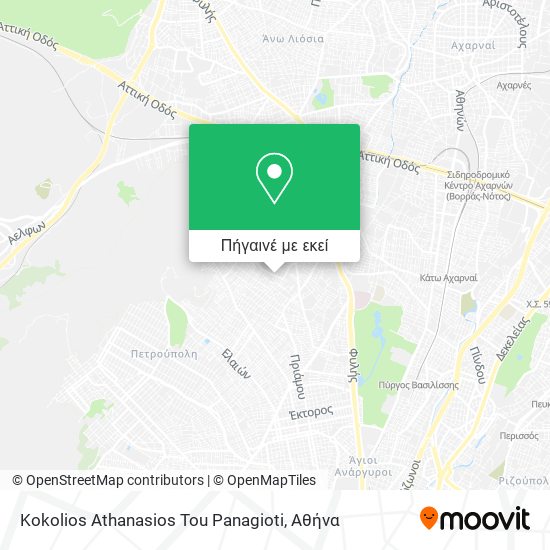 Kokolios Athanasios Tou Panagioti χάρτης