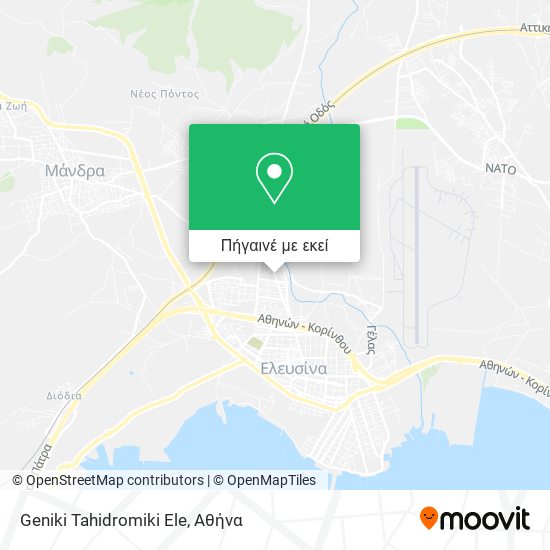 Geniki Tahidromiki Ele χάρτης
