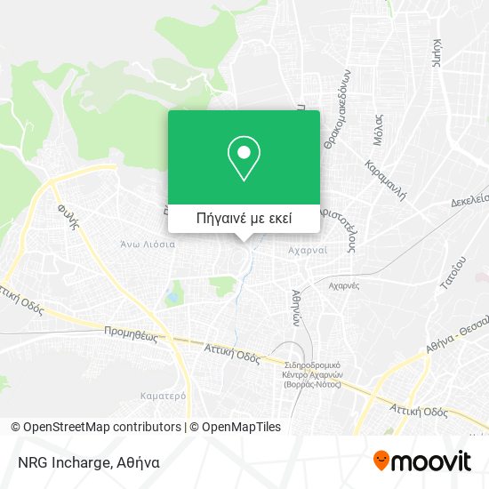 NRG Incharge χάρτης