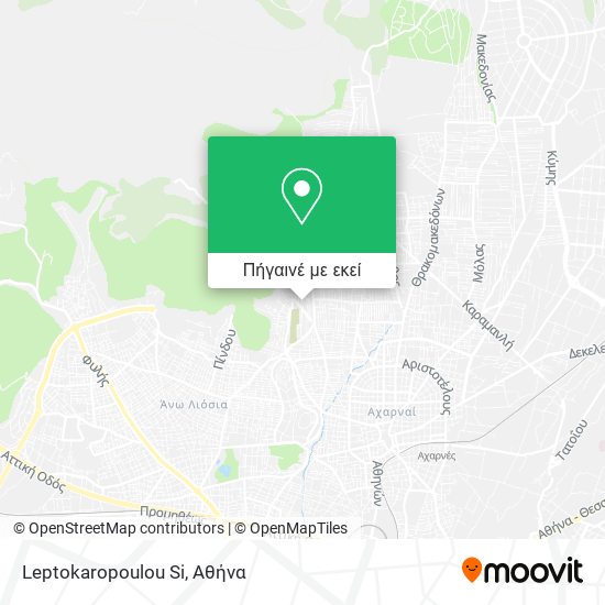 Leptokaropoulou Si χάρτης