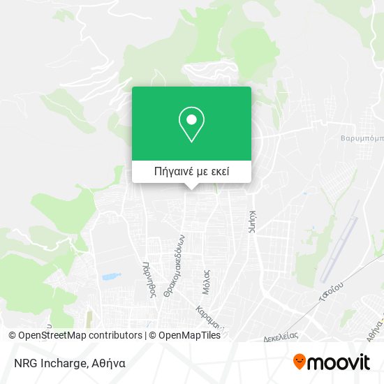 NRG Incharge χάρτης