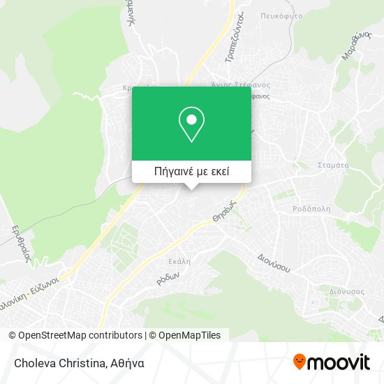 Choleva Christina χάρτης