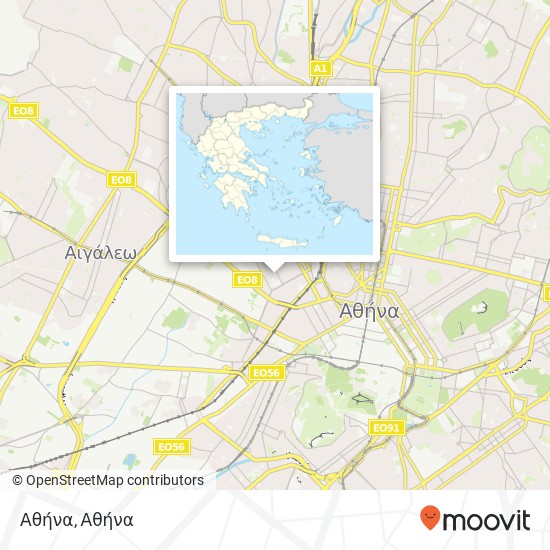 Αθήνα χάρτης