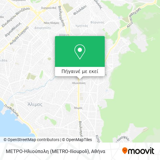 ΜΕΤΡΟ-Ηλιούπολη (METRO-Ilioupoli) χάρτης