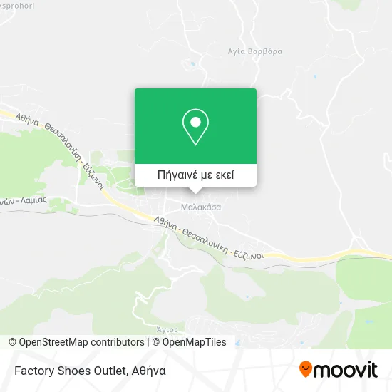 Factory Shoes Outlet χάρτης
